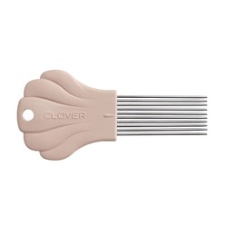 Clover Large 57-708 Pink Picot Comb
