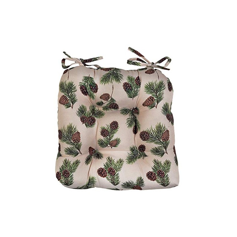 BLACK FOREST DECOR Pinecone Ridge Chair Pad