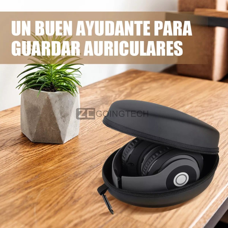 Zcgoingtech Estuche Funda Case Audífonos Grande Para Diademas 19×14×8cm