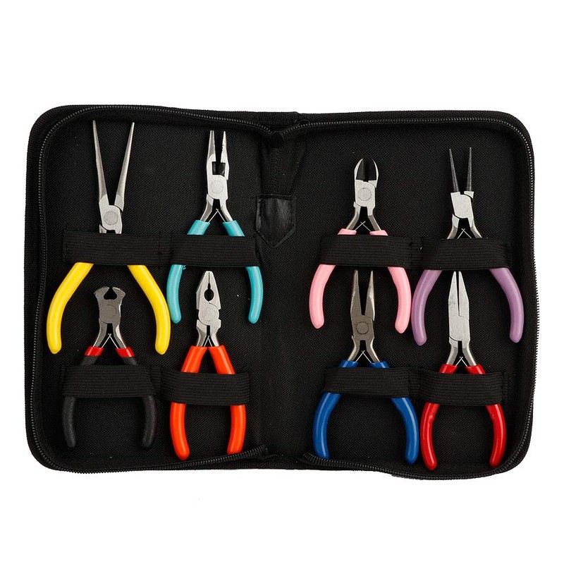Pliers Set Plier Set 24×24×4 8pcs Set Steel Mini Pliers