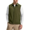 Rdruko Men's Golf Vest Lightweight Outerwear Windproof Water Resistant Grid