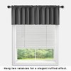 KOUFALL Basement Window Curtains,18 Inch Length Small Blackout Mini Blinds