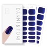 DANNI & TONI Semi Cured Gel Nail Strips Klein Blue