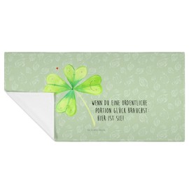 Mr. & Mrs. Panda 50 x 100 Hand Towel Flower Clover Leaf Gift Job Change Moving Spring Decoration Large New Job Garden Bathroom Summer Decoration