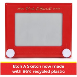 Etch A Sketch, Original Magic Screen, 86% Recycled Plastic, Sustainably-Minded Classic Kids Creativity Toys for Boys & Girls Ages 3+