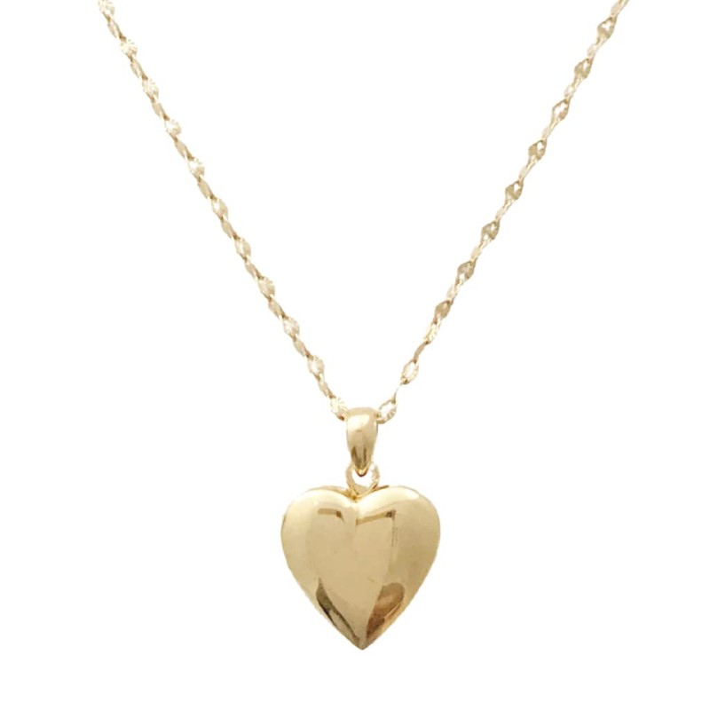 HONEYCAT Puffy Heart Locket in Gold, Rose Gold, or Silver