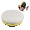sourcing map 5pcs Wool Buffing Pads, 6 inch Polishing Pad