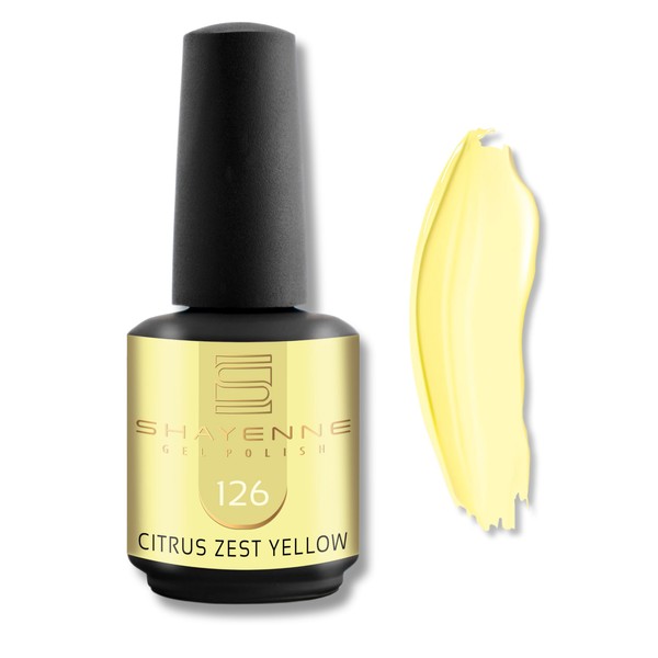 126 Citrus Cest Yellow Gelb - Shayenne UV Gel Nagellack