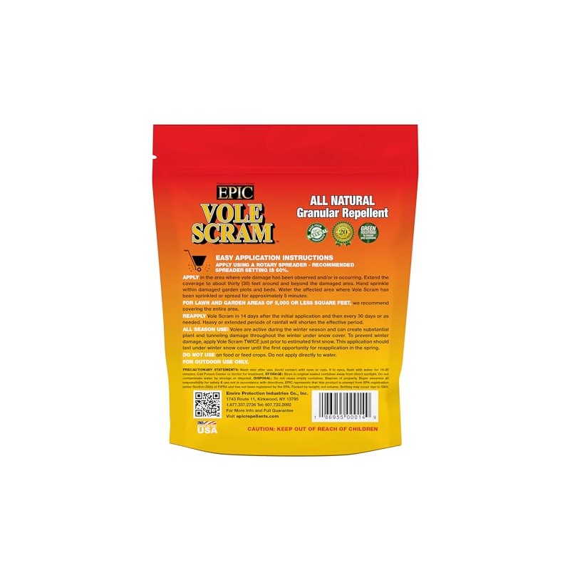 Vole Scram All Natural Granular Repellent - All-Natural, Animal, People