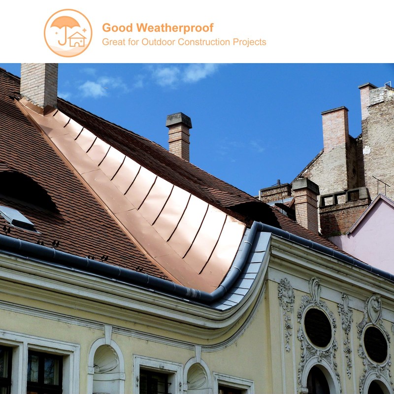 sourcing map Copper Sheet Roll 2500mm x 20mm x 0.2mm,