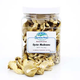 Harmony House Foods Dried Oyster Mushrooms (1.75 oz, Quart Size Jar)