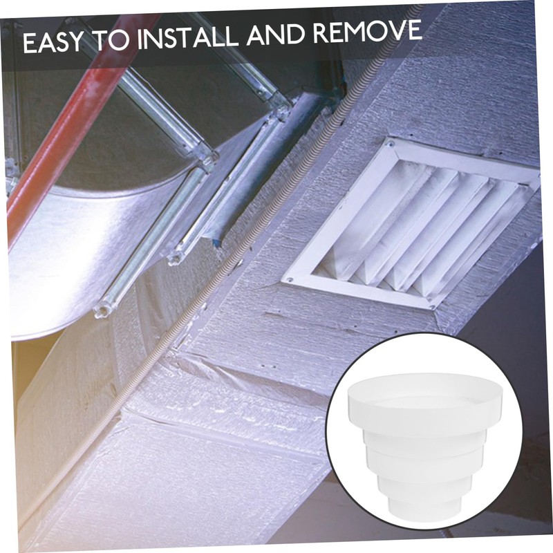 COHEALI Dryer Duct Connector PVC Reducer Inline Adapter for Hvac