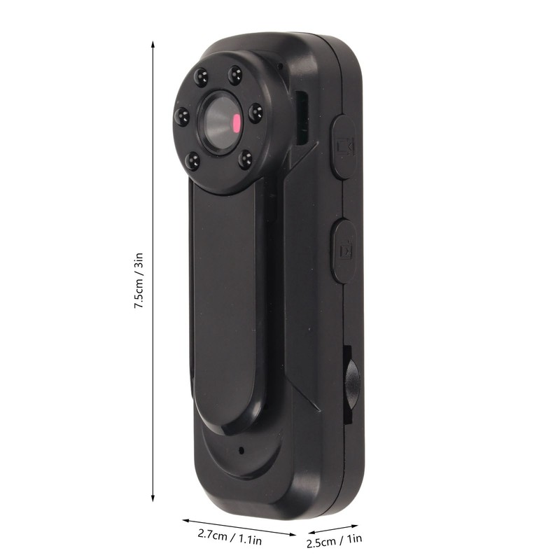 Small Body Camera 1080P 120° Wide Angle Wireless Portable Mini