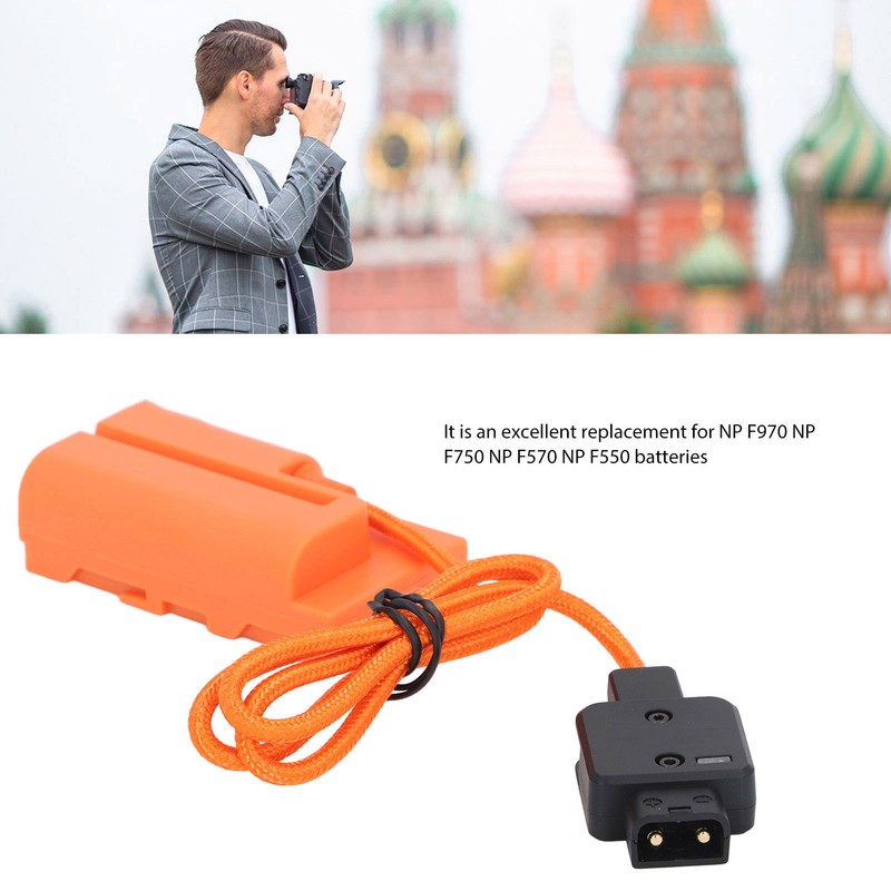 D Tap to NP F550 F570 F970 Dummy Battery DC
