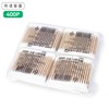 Premium Wooden Cotton Swabs 100 Count 4 Pieces/Hygienic/Sterilized/Baby/Infant/Premium/4-Pack 10ea