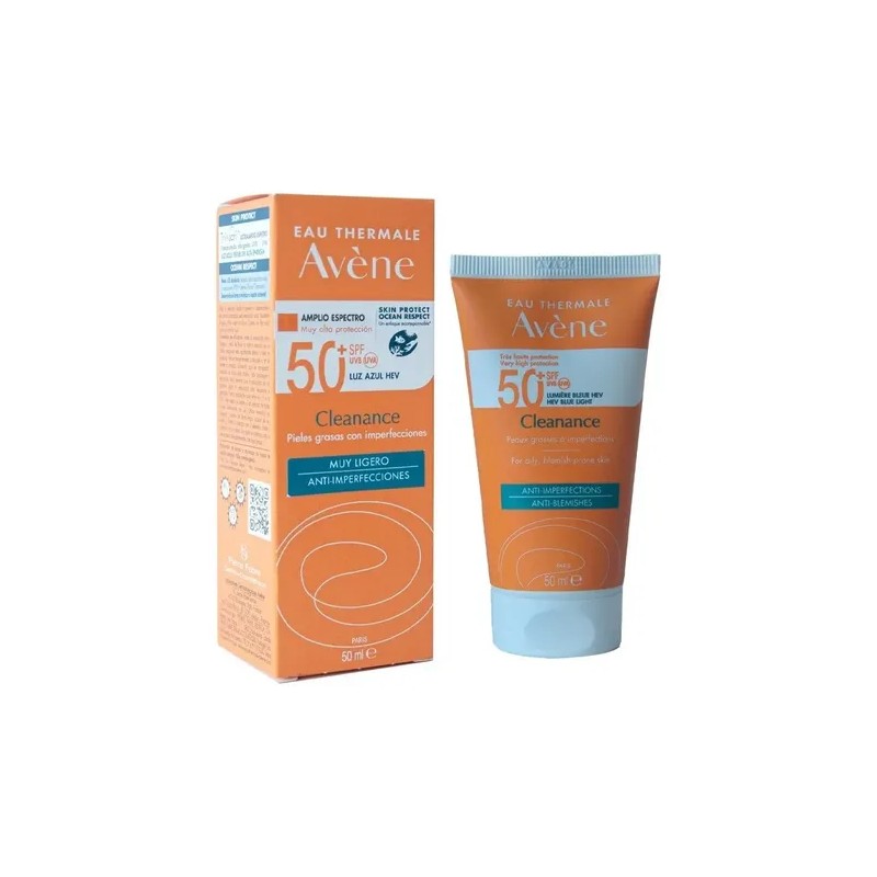 Bloqueador Solar Cleanance Facial Fps 50 50ml Sin Color Avène