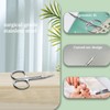 Dryxog Nail Scissors Professional Cuticle Scissors Extra Fine Cuticle Scissors