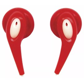 Naxa NE-925: JELLEEZE™ Digital Stereo Earphones Red Headphones - Red