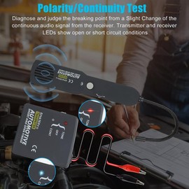 Automotive Circuit Tester, Tracer Wire Short Circuit Finder DC 6-42V Circuit Breaker Tracker Short and Open Finder Detector Probe Car Diagnostic Tools