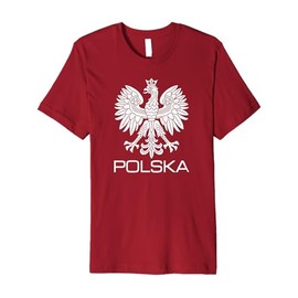 Polska Poland Eagle Symbol Flag Polish Coat of ARMS Emblem Premium T-Shirt