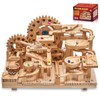 Losbenco Wooden Marble Run Electric Motorized, Electric Marble Run Brain