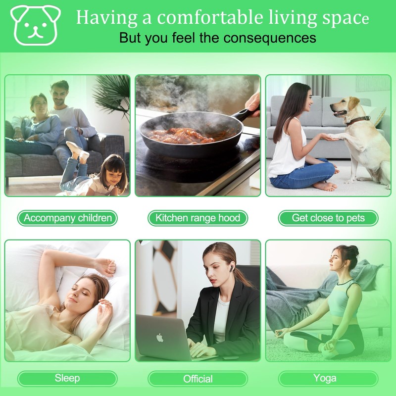 2 pack KC850U Filter Compatible With Sharp Air Purifier Replacement