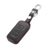 Happyit Leather Car Key Cover Cases Car keychain for Mitsubishi
