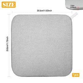 BOHAO Heat Press Mat, Heat-Resistant Protective Mat Ironing Insulation Mat Quilting Sewing Ironing Pad for Craft Vinyl Ironing Insulation Transfer (30 * 30cm / 12 * 12inch, Grey)