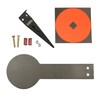 Challenge Targets Stake-N-Shoot Steel Rifle Target with AR500 Popper Plate