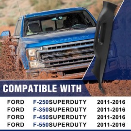 Fexhull A-Pillar Grab Handle Interior Trim Fit for Ford F-250 | F-350 | F-450 | F-550 Super Duty 2011-2016, BC3Z-2503699-AB (Left Driver Side) Black