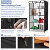 Exokugo Wire Shelf Cover,600D Heavy Duty 100% Waterproof Shelf Covers
