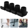 Beavorty 4pcs Nonstick Walker Ski Glides for Seniors Walker Feet