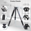 Compact Carbon Fiber Tripod Lightweight 10-Layer Carbon Travel Camera Stand