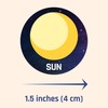 Planet Solar System Stickers for Kids, 1.5" - 20 Sheets,