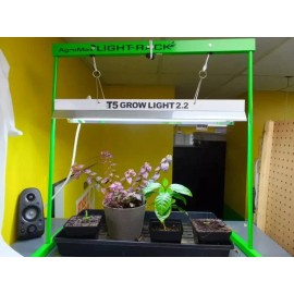 GrowBright 2 Foot 1-Lamp High Output T5 Grow Light W/ Stand 6500K - NEW FOR 2025