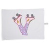 Hippowarehouse Roller skate upside down Tea Towel Eco Printed Dish