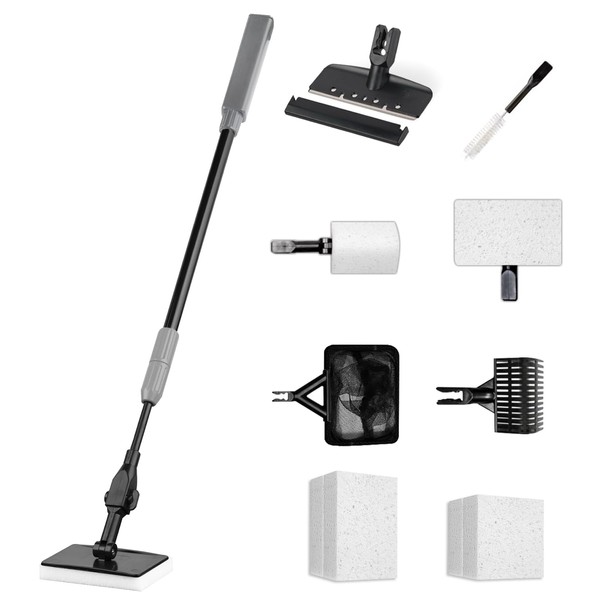 SYSENCIAGA Aquarium Cleaning Tools 6 in 1, Fish Tank Cleaning