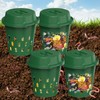 TOP XIAN 4-Pack Inground Worm Composter, Outdoor Worm Compost Bin