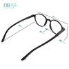 Black Small Retro Round Reading Glasses for Women & Men
