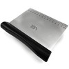 Vel. Professional Stainless Steel Dough Pastry Cutter Scraper - Ergonomic