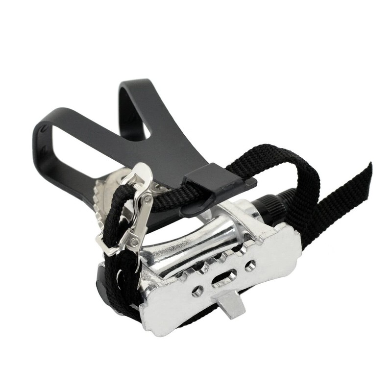FPD NWL-363 Road Bike Pedals with Integrated Toe Clips Cages