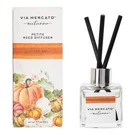 Via Mercato Autunno Home Frangrance Collection, Diffuser, 1.7 Fl oz, Harvest Spice