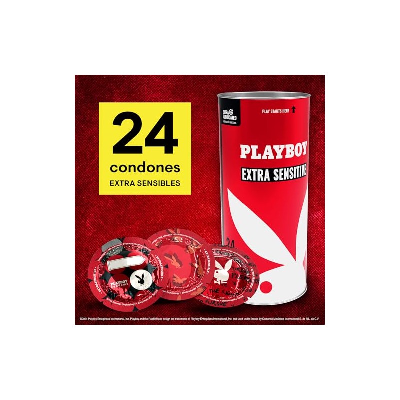 Extra Sensibles, Lata con 24 Preservativos