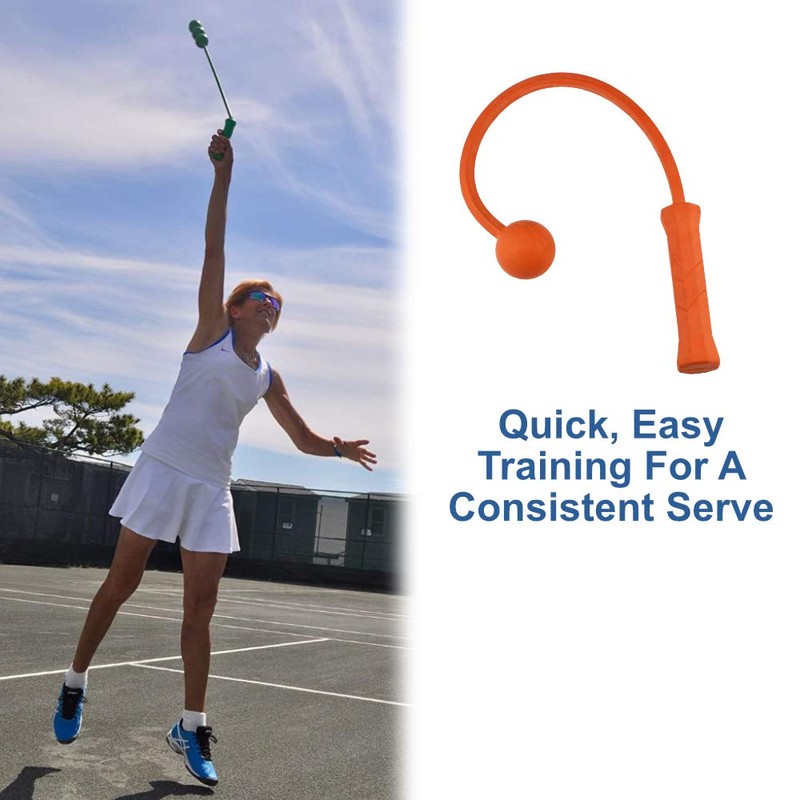The Total Serve ServeMaster 1-Ball Tennis Serve Trainer and Swing
