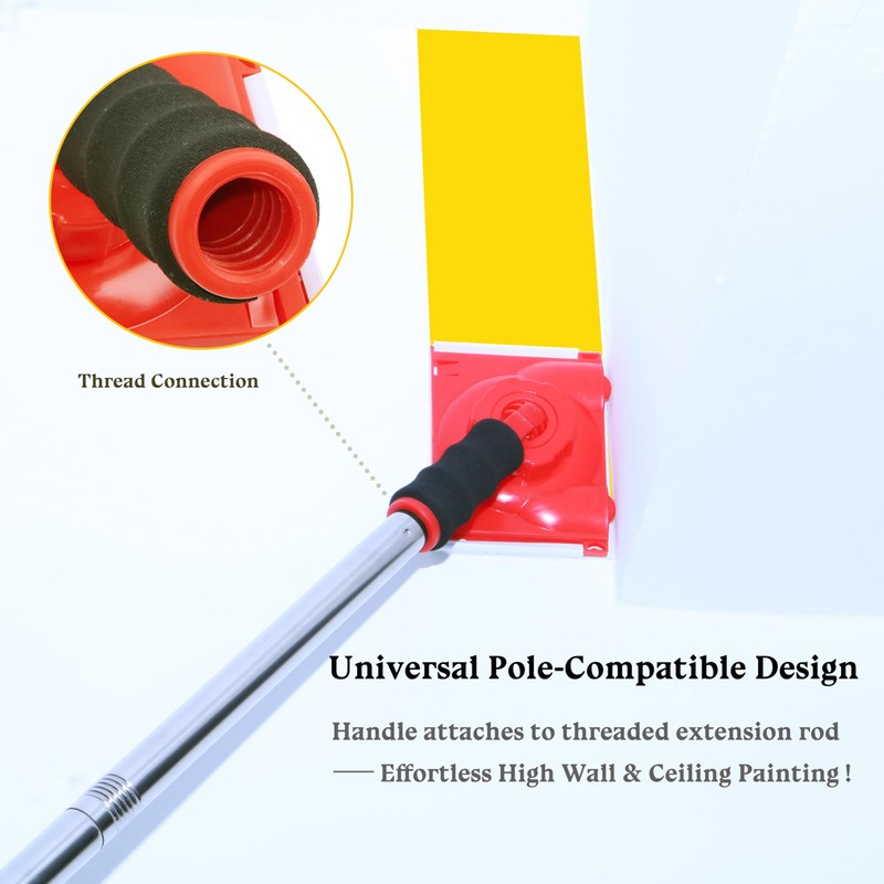 DIQQHI Paint Edger Trimmer with 2 Replacement Pads,Corner Walls &