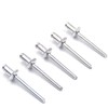 BESTYCHAO 100pcs Aluminium Blind Rivet 4mm x 8mm, Open End