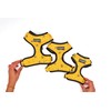 Fluffy Tailers Bee Pattern Yellow Dog Harness No Pull Adjustable