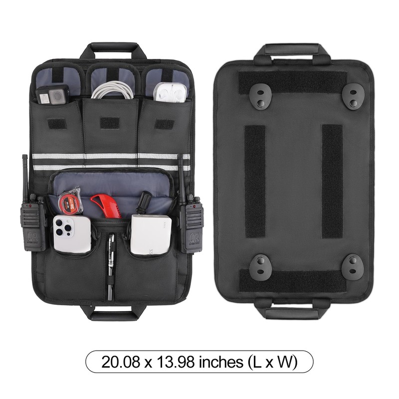 MOSISO Tour Pack Lid Organizer Trunk Lid Pouch Tool Luggage