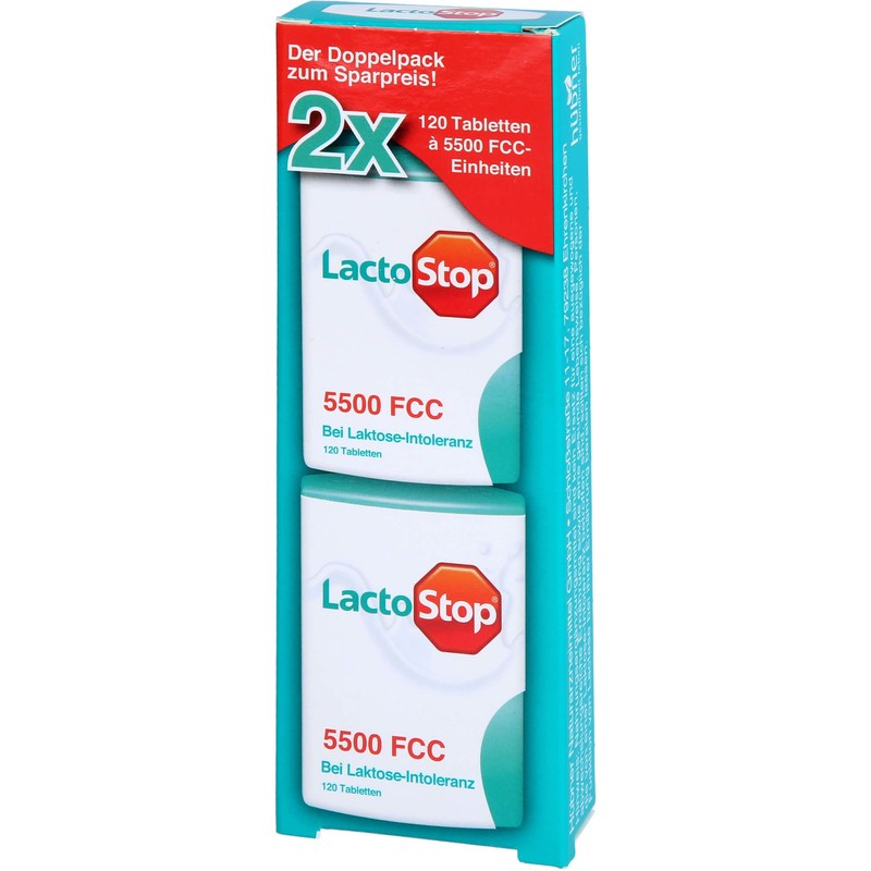 LactoStop 5,500 FCC Tablets Klicksp dop. PA. 2x120 Stk