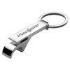 Keychain with bottle opener "TONI" with Engraving made of metal,